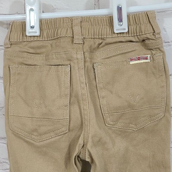 Hudson Jeans Kids Tan Khaki Skinny Jegging Casual Pant Toddler Girl 3T Stretch - Picture 5 of 8